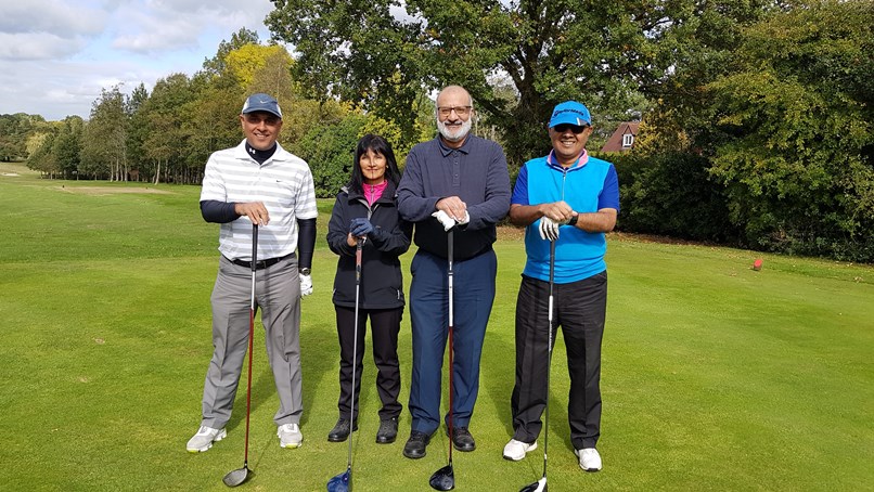 Sydney Mitchell Charity Golf raises £2600 for charity - 3rd Place - Sydney Mitchell Fahmida Ismail Team