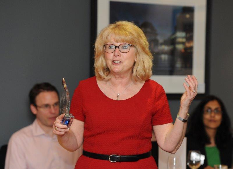 Sarah Archer Sydney MItchell LLP at celebratory Award Win Movers and Shakers Event Purnell's Bistro Birmingham