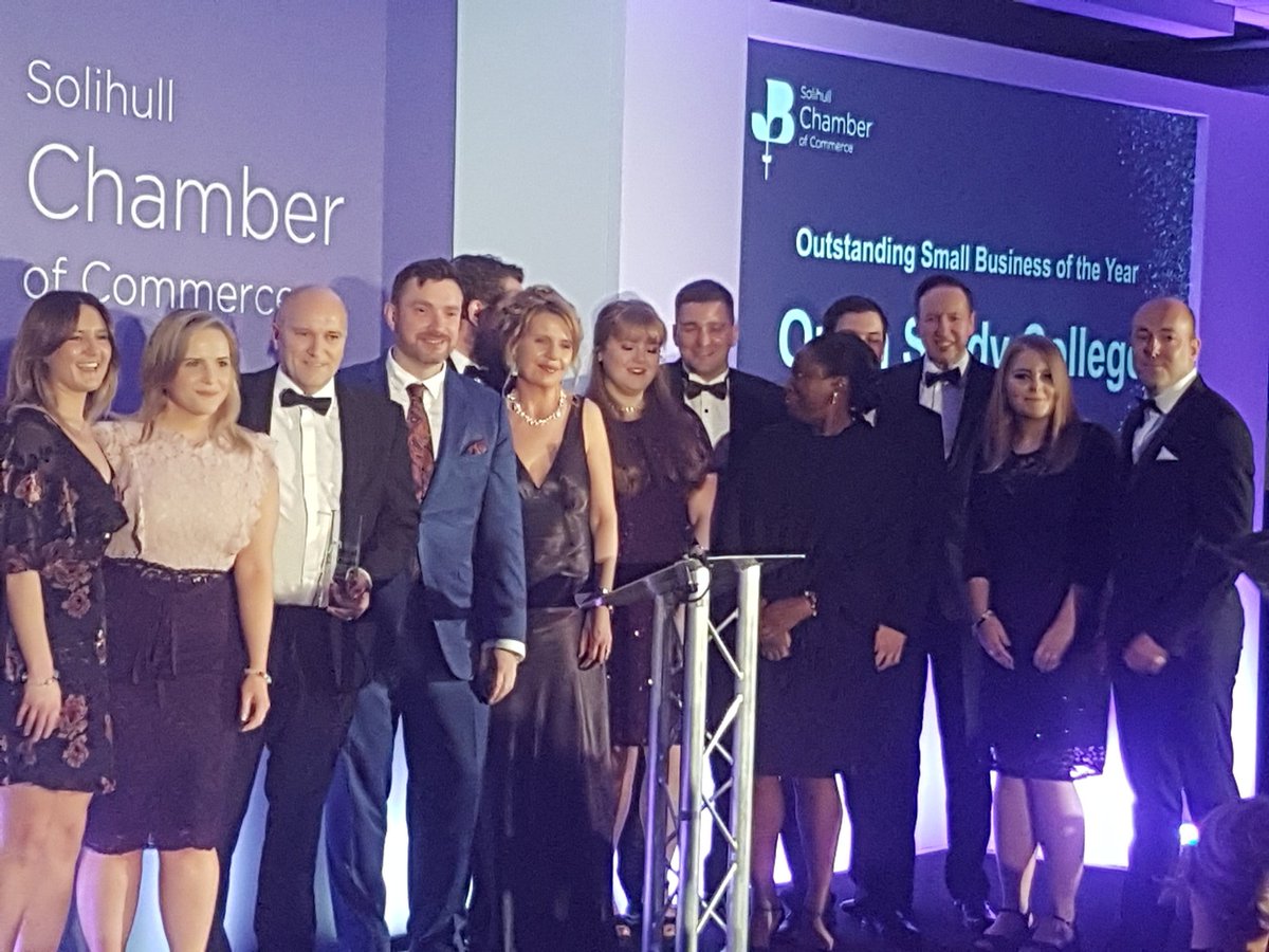 Sydney Mitchell LLP Sponsored Outstanding SME Solihull Chamber Award 2017