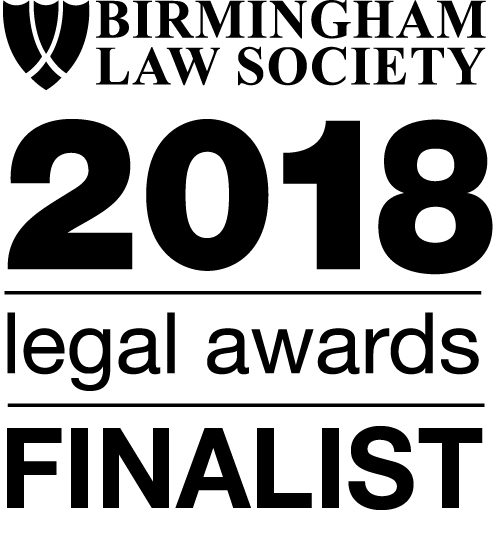 Birmingham Law Society Finalist 2018 Sydney Mitchell LLP