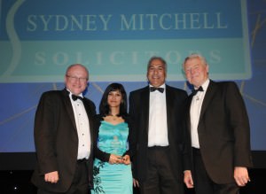 Fahmida Ismail and Div Singh Collecting Law Firm of the Year Award 2011