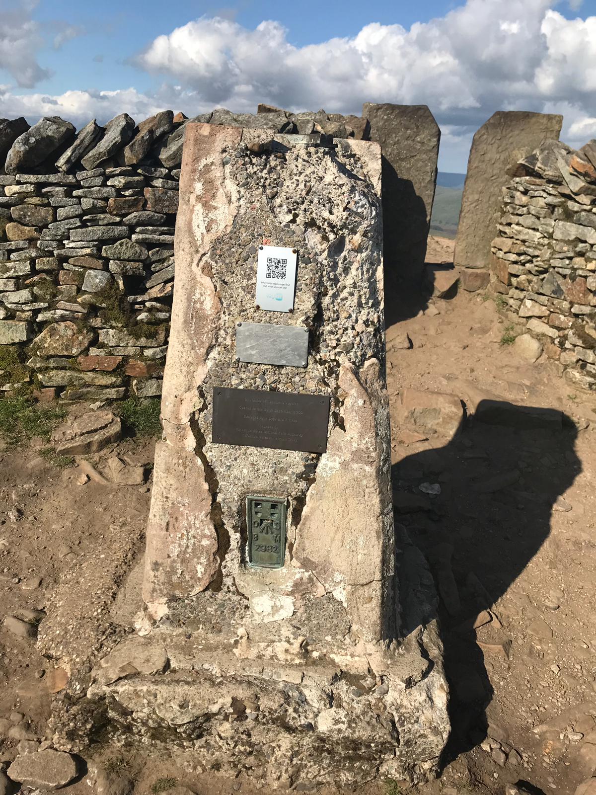 Final peak Yorkshire 3 Peaks Sydney Mitchell Peaky Climbers