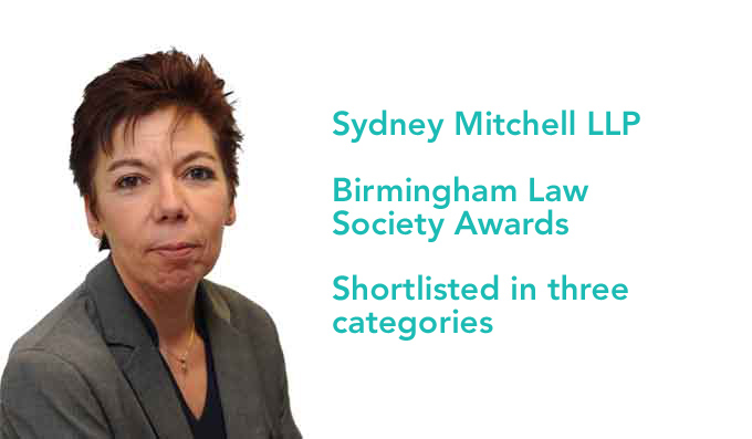 Birmingham Law Society Awards Shortlisted Sydney Mitchell LLP